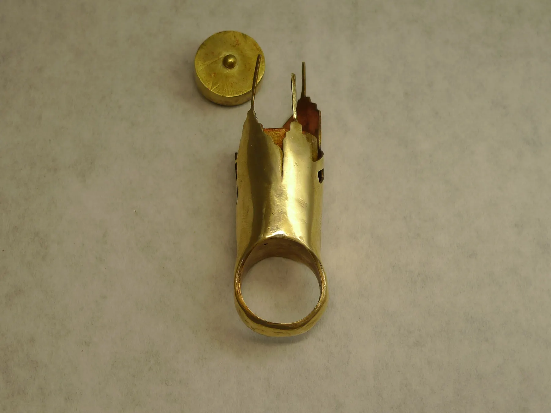 Empire Ring White Background