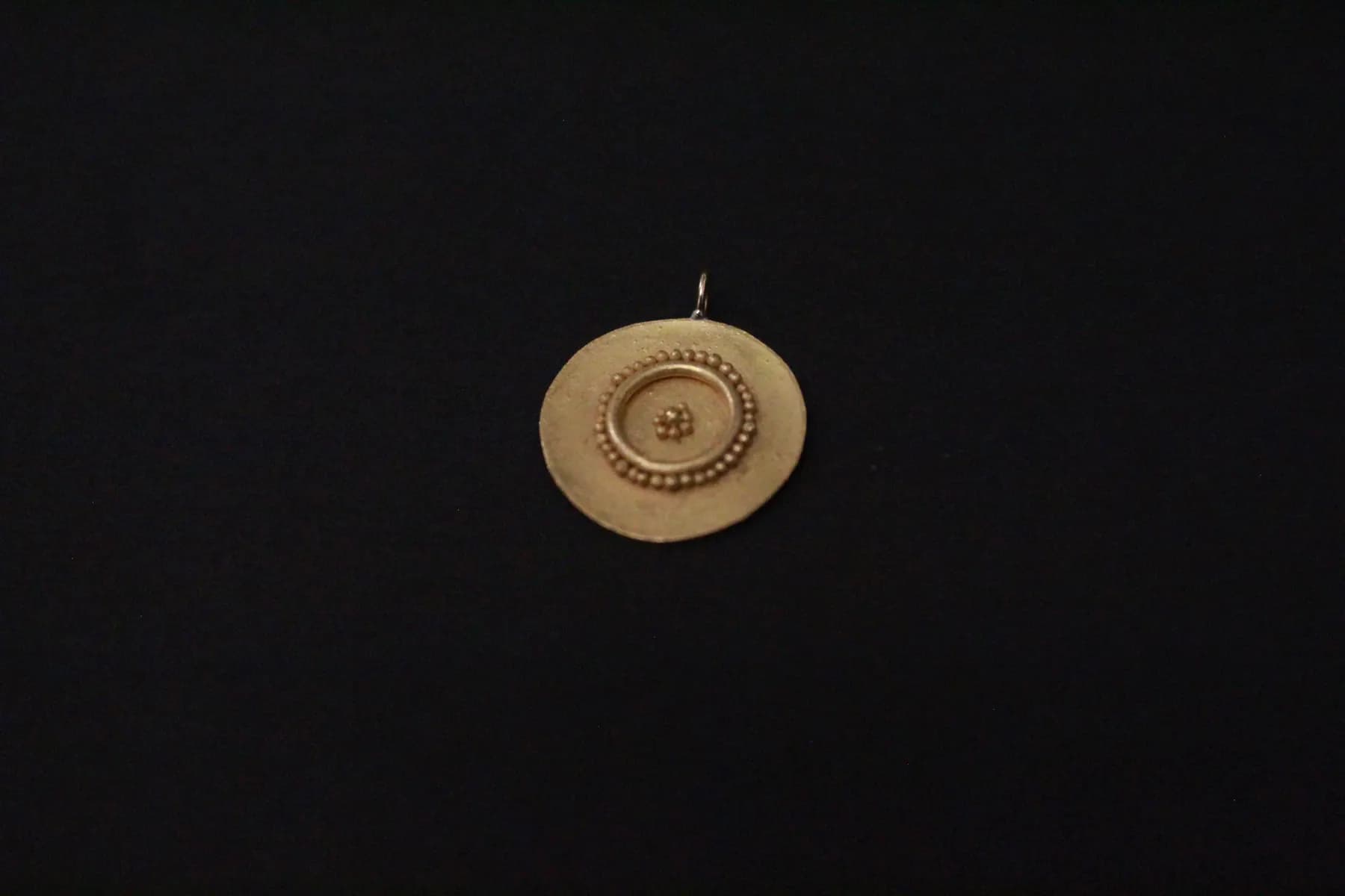 Granulated Charm In 22K
